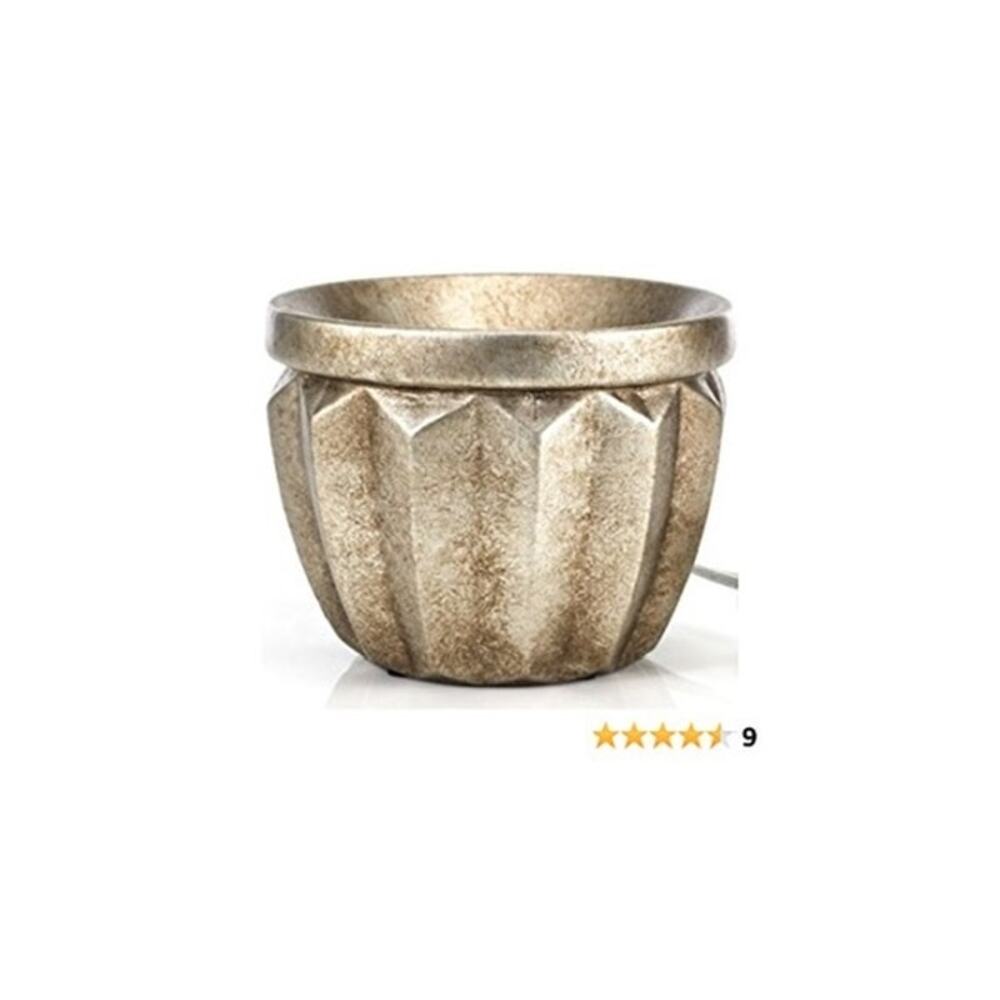 Gold Canyon Candles Metallic Warmer & Glass dish